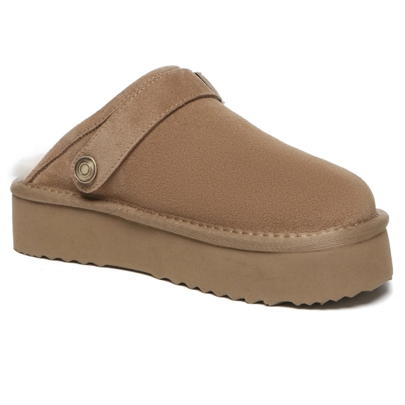 NWT UGG Sady Buckle Strap Platform Slipper - Picture 3 of 5